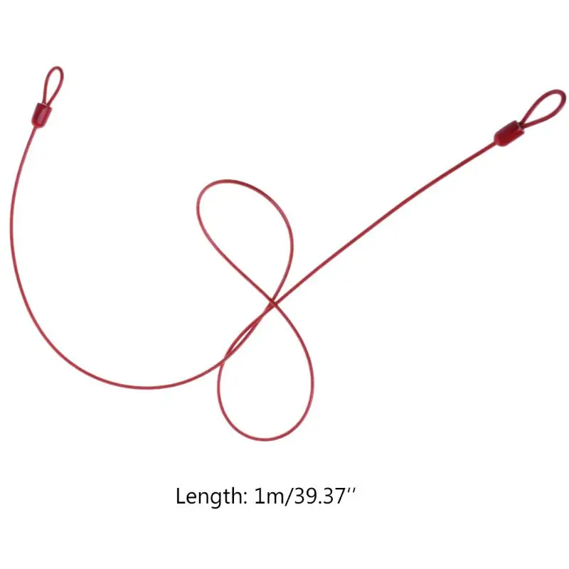 Велосипедный замок стальной провод кабель 1 м Петля безопасности велосипедная