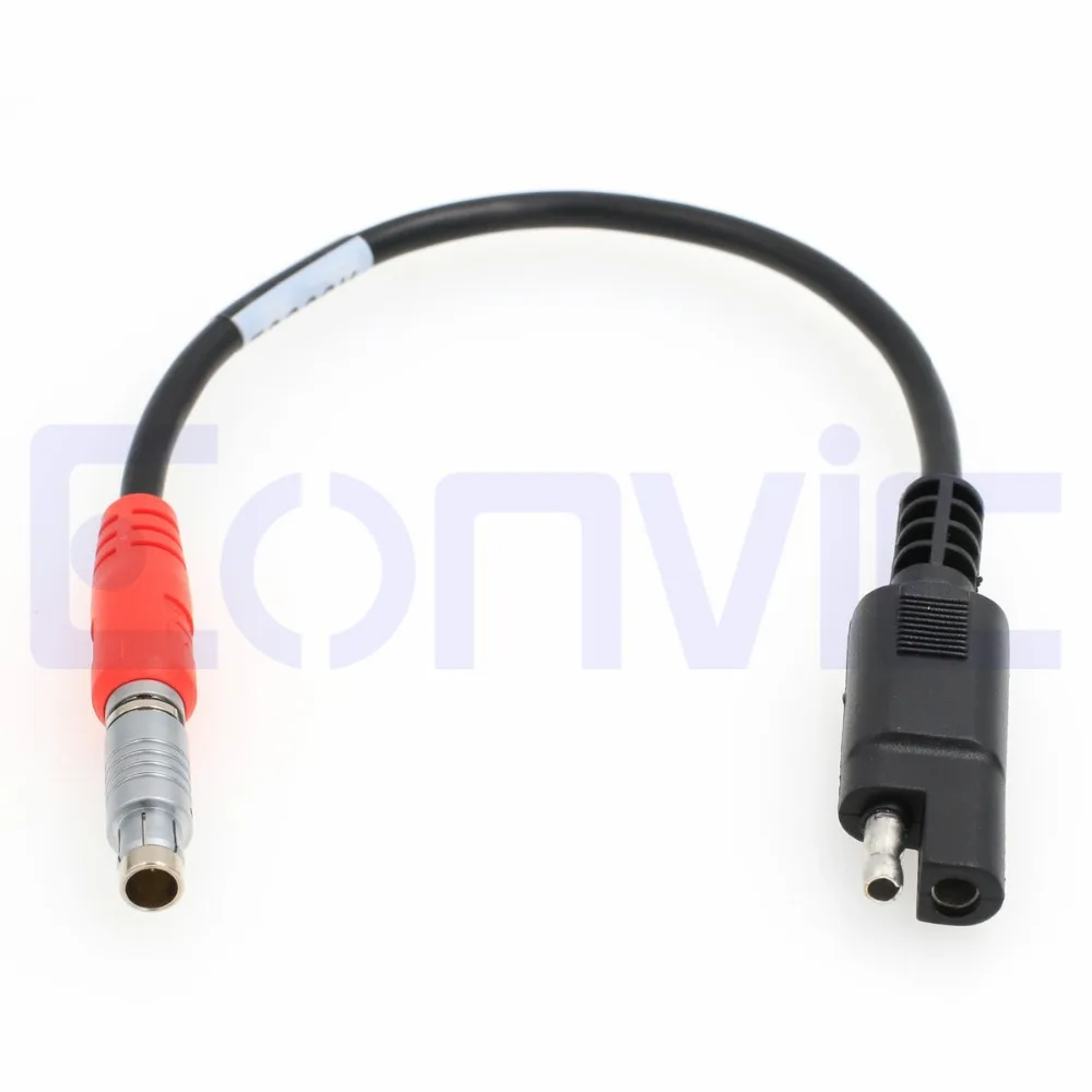 Topcon GPS 5pin до SAE 2 контактный разъем Мощность кабель для HiPer/Legacy/GB/GR 3|cable for|cable powercable |