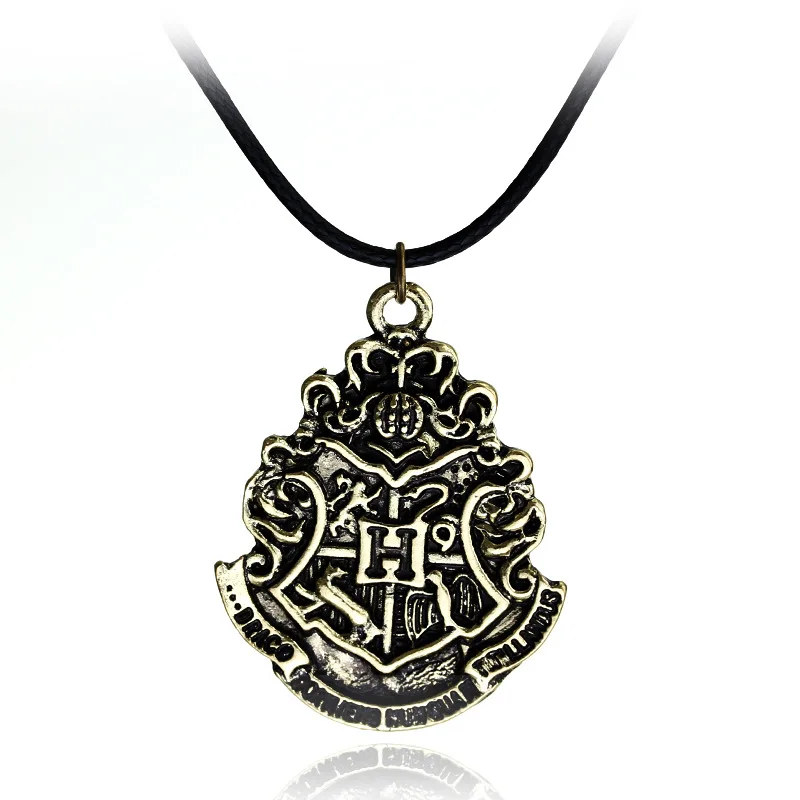 Металлическая подвеска Hogwarts Gryffindor Slytherin ravencaw Hufflepuff ожерелье оптовая