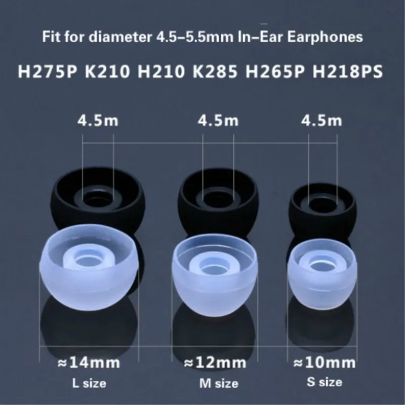 Силиконовые накладки для ушей 12 пар гелевые большинства наушников MP3 (S/M/L Размер) |