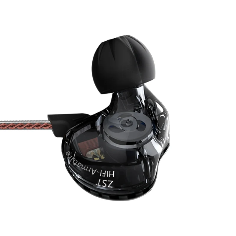 KZ ZST 1BA + 1DD гибридные наушники вкладыши HIFI DJ Monito спортивные для бега ZSN AS06/ZS10 CCA C10|sport
