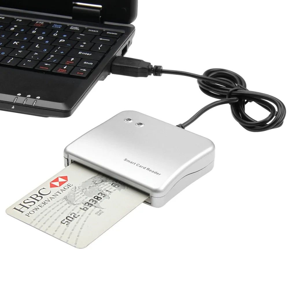 Easy Comm USB считыватель смарт карт IC/ ID Card Reader высокое качество Прямая поставка ПК/SC