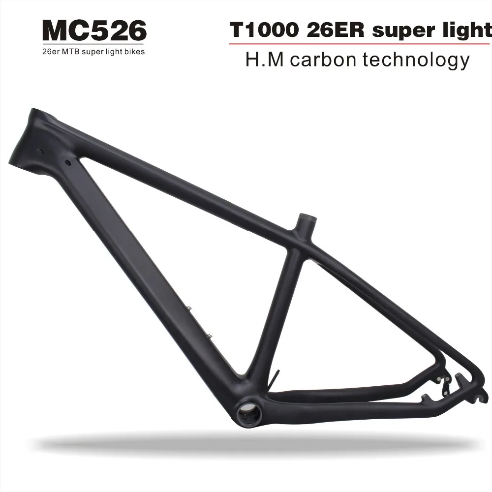 

2021 T1000 carbon frame 26er carbon mountain bike frame mtb 26er Carbon fiber Mountain Bike Frame size 17"