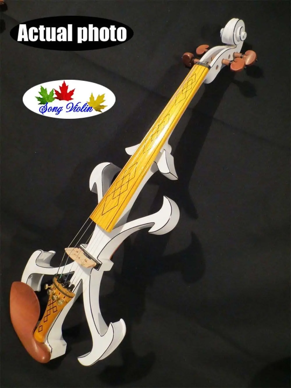 Оригинальная модель crazy-2 Song brand 4/4 электрическая скрипка, цельная древесина