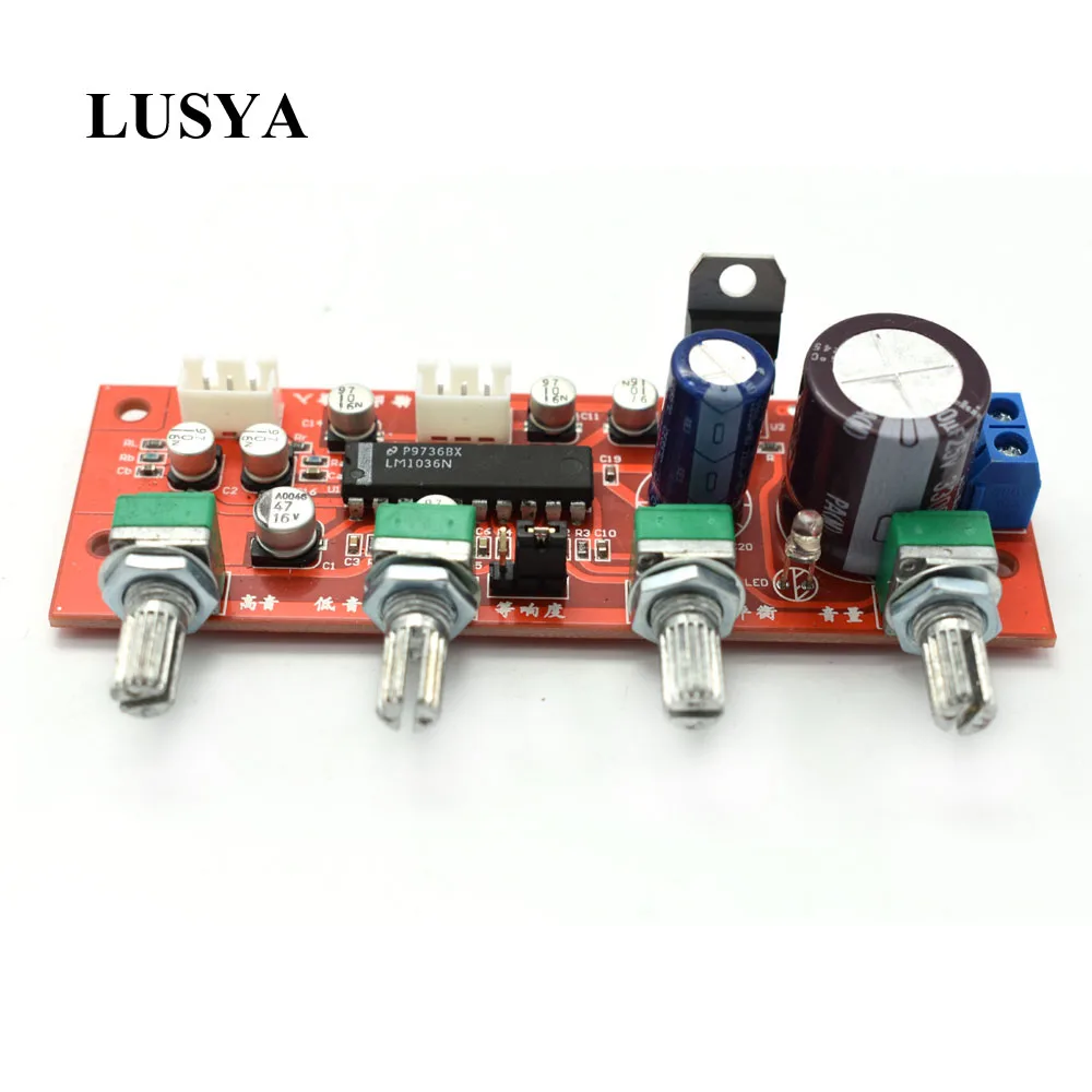 Lusya LM1036 предусилитель аудио тон доска NE5532 потенциометр отдельная Регулировка громкости