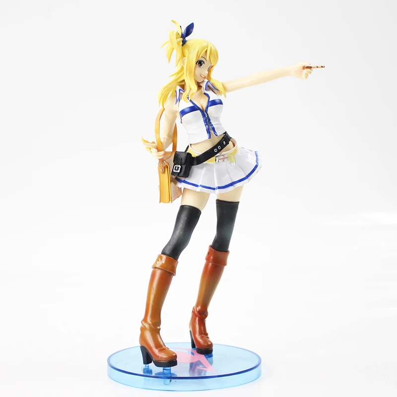 20 см Сказочный хвост Lucy фигурка игрушки Lucy Heartfilia аниме Коллекционная модель игрушки подарок для детей