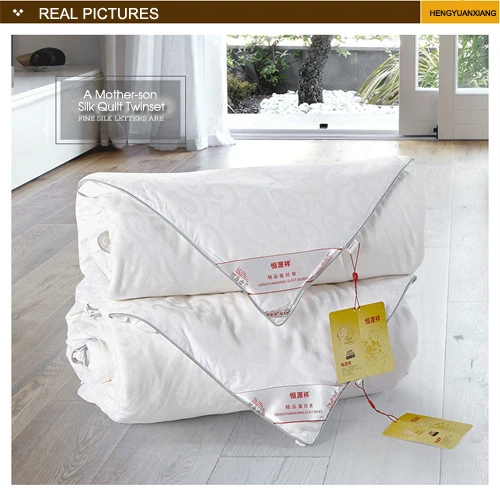 Goedkoop 1 Zijde Deken + 1 Zijde Deken> 2 Zijde Quilts! Aircondition Voor Thuis + Winter Trooster Merken White100Silk Deken Koningin Zomer Colcha