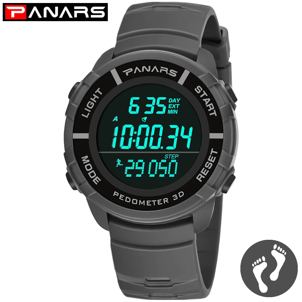PANARS мужские военные электронные часы альпинистские цифровые наручные с расчетом