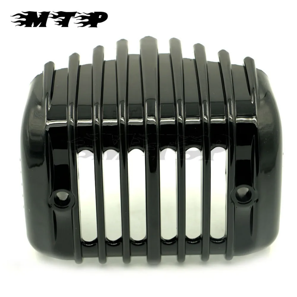 Запас напряжения Хром Черный регулятор крышка гвардии w/Крепление Винт для Harley 2001