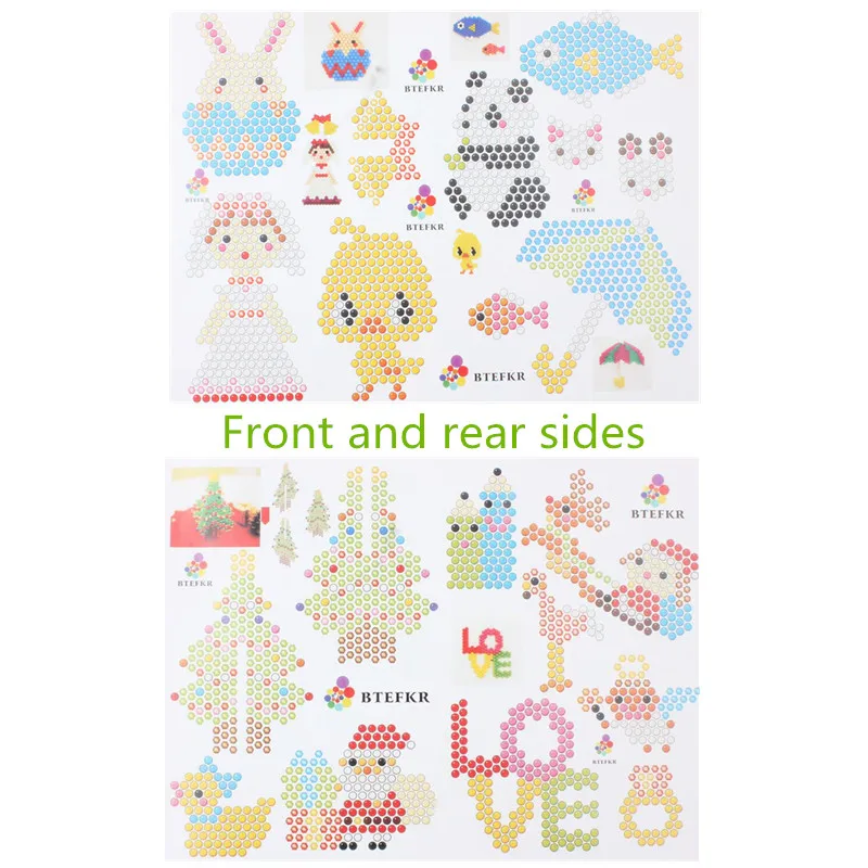 3 листа/набор шаблон для распыления воды