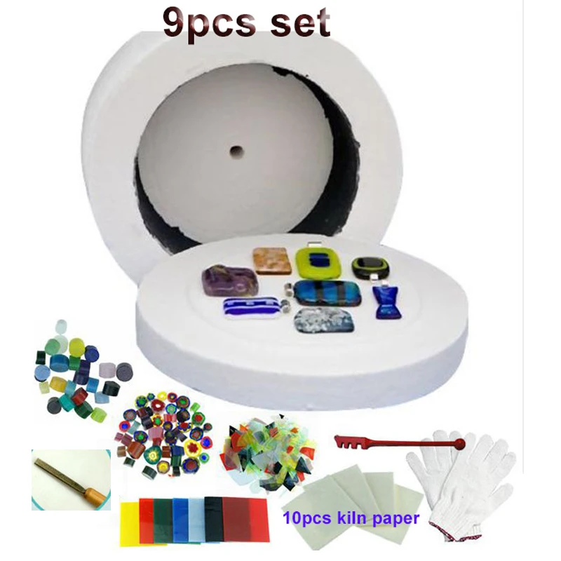 Новинка набор из 9 шт. микроволновая печь стекловолоконная Fusing инструменты для