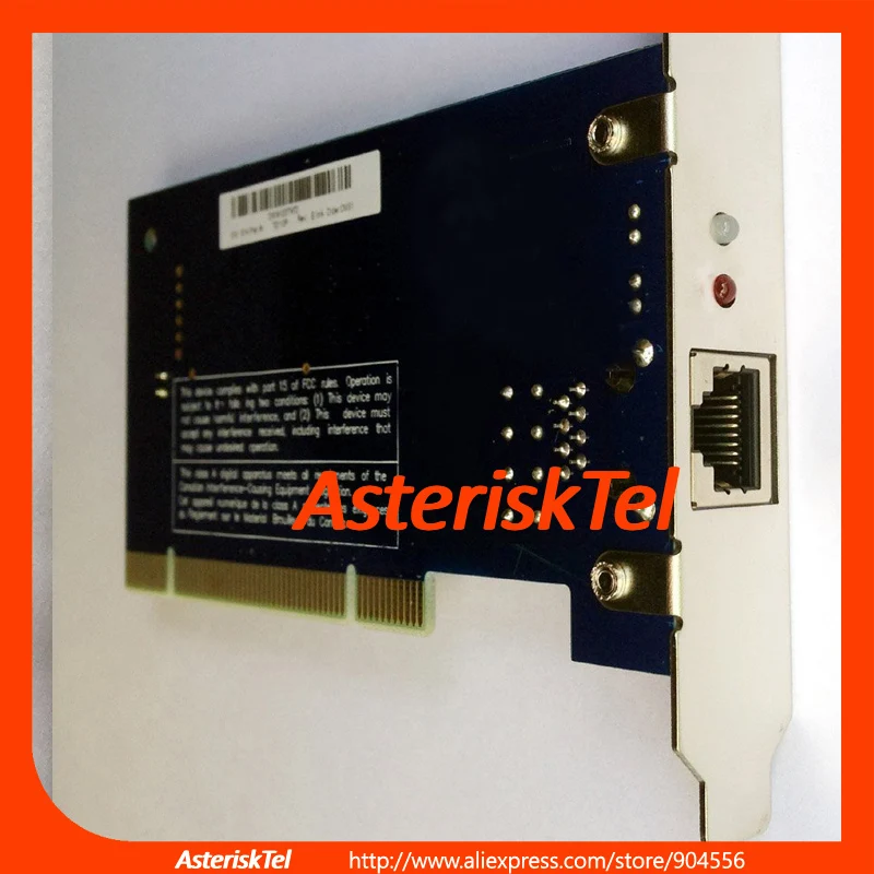 Карта Asterisk E1 TE110P с 1 портом T1/E1 плата ISDN PRI PCI для решения PBX IP Phone карта digium T1|card card|card