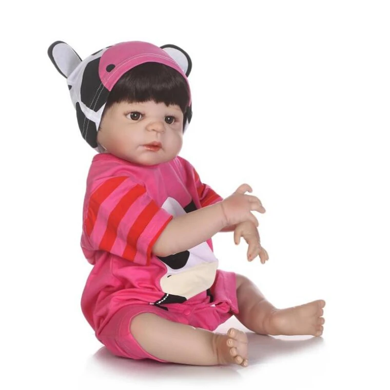 55 см/22 дюймов полный винил Куклы Reborn Baby ручной силиконовые реалистичные девушка
