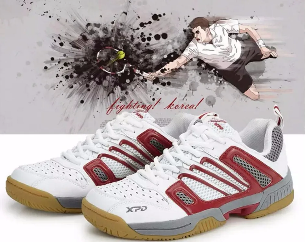 2018 Всесезонная обувь для тенниса Мужские дышащие сетчатые кроссовки женские