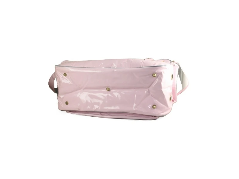 Полиуретановая ткань розовый цвет дизайн полиэфирная тесьма сумка переноска для