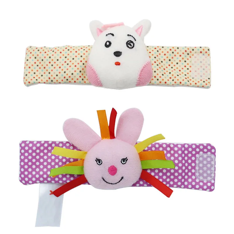 Детские игрушки bebe Погремушки/носки 2 шт/комплект может сделать звук Милые Игрушки для маленьких мальчиков детские игрушки Висячие Раннее Обучение Образование
