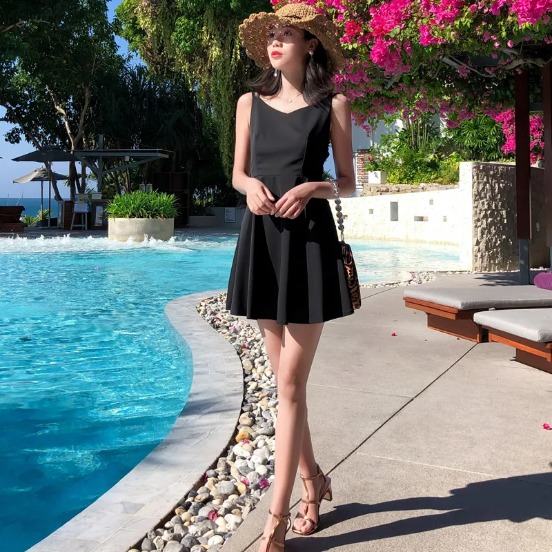 Летнее женское платье 2019 сексуальное элегантное винтажное Бохо с открытой