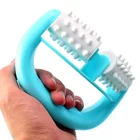 Ручной пластиковый массажер для снятия боли в мышцах, от целлюлита, роликовая палочка, массажный валик для тела