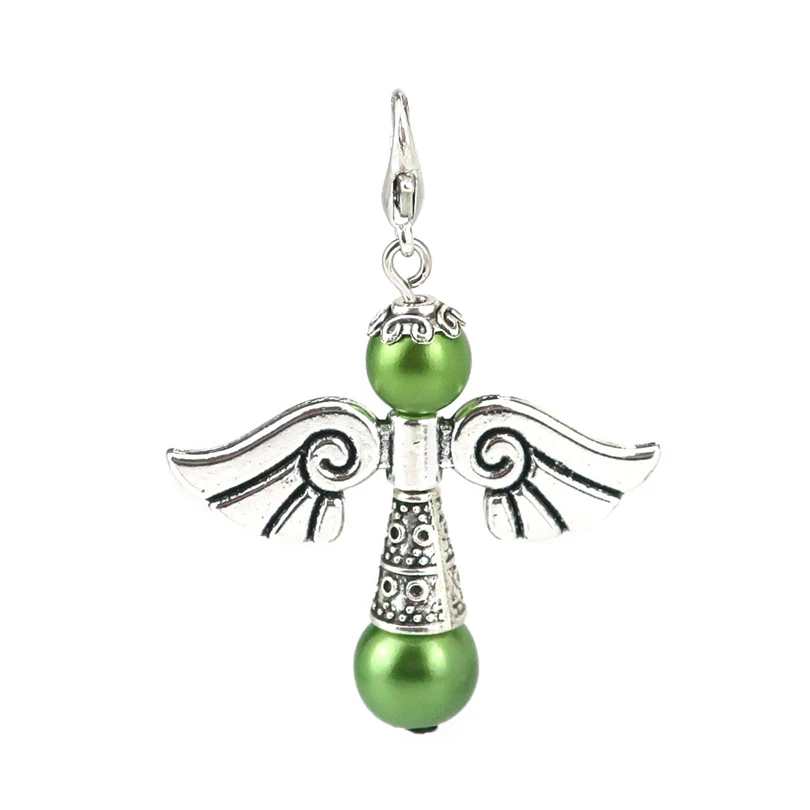12X Charm Guardian Angel Wings Pendant Necklace Diy Fashion Jewelry 48*36mm Pendants Accessories For 22541 | Украшения и