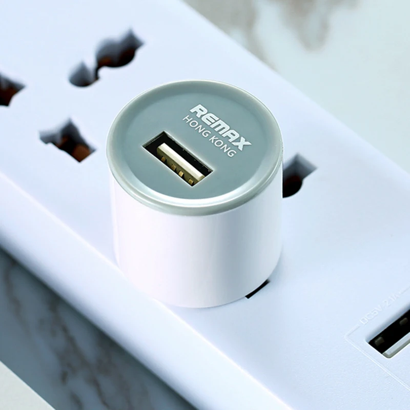 REMAX 5V 1A USB зарядное устройство для телефона EU US розетка портативное настенное
