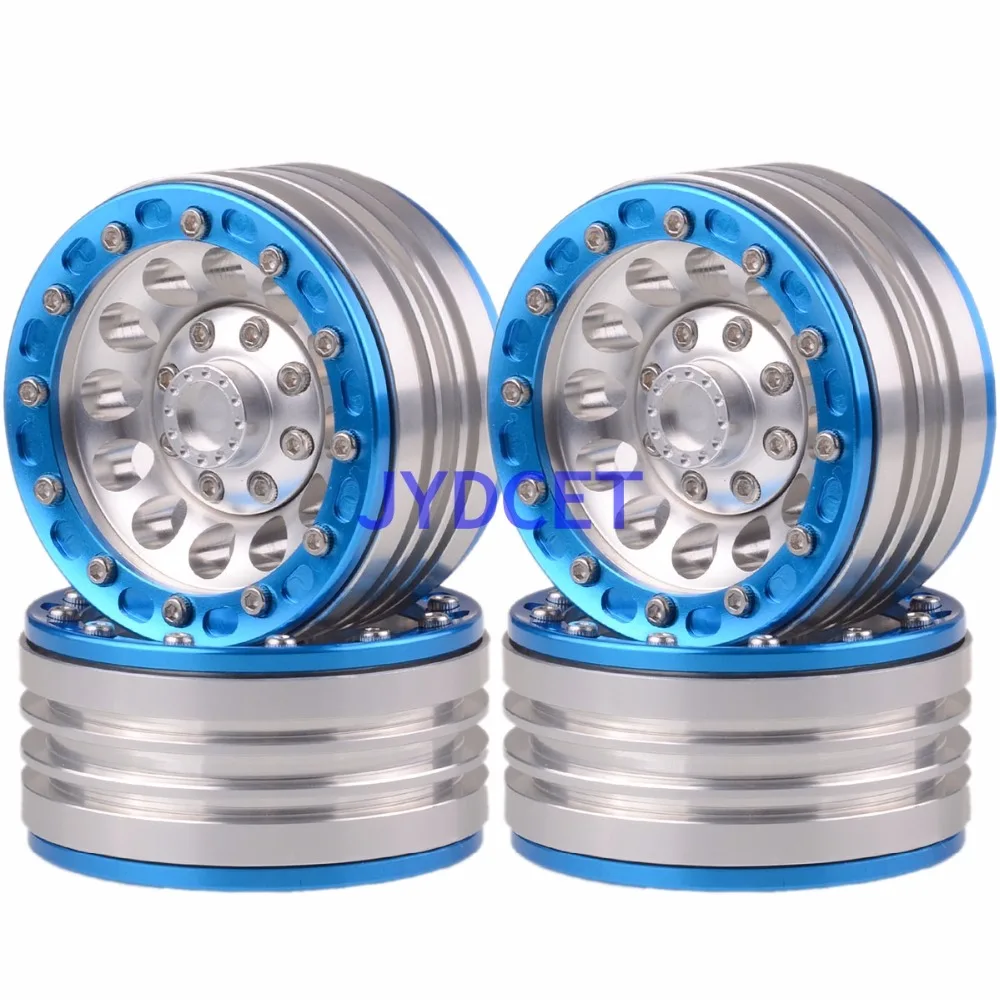 

RC 1.9" Beadlock Aluminum Wheel Rim For 1/10 Rock Crawler 1060 Axial SCX10 D90