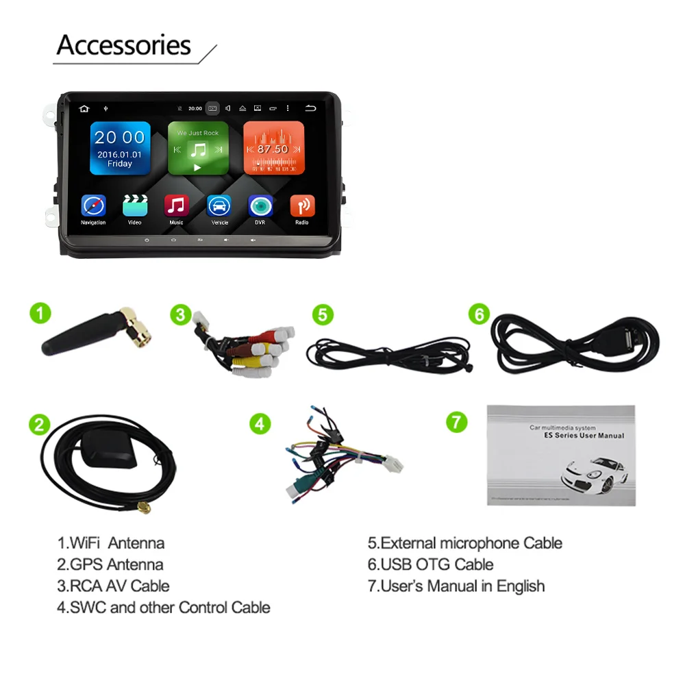 Eunavi 2 din 9 ''Android 0 4G ram Автомагнитола Стерео gps Navi для VW Passat B6 CC Polo GOLF 5 6 Touran Jetta Tiguan