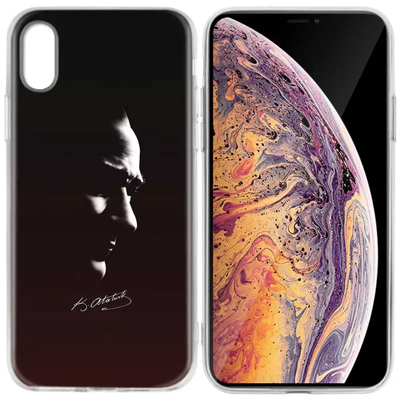 004 Чехол для iPhone 7 8 6 6s Plus 5 5S SE 5C X XS MAX XR Силиконовые чехлы чехол Турция Mustafa kemale Ataturk - Цвет: 004