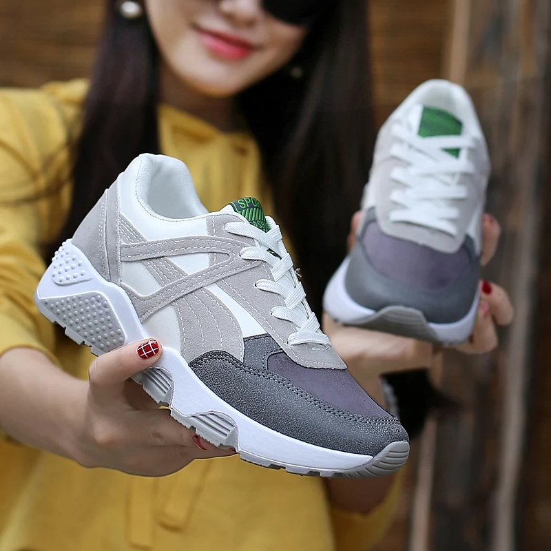 OUKEDI/Женская обувь для бега Krasovki женские кроссовки 2017 Zapatillas Deportivas Mujer розового