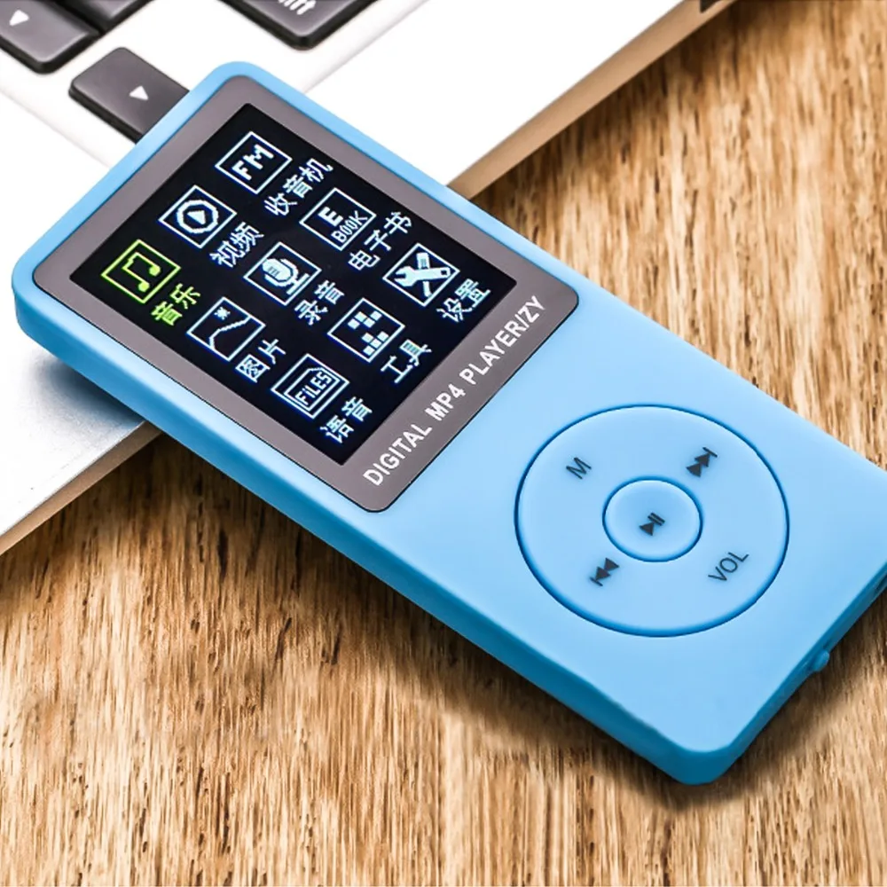 SOONHUA портативный спортивный HiFi MP3 плеер ультра тонкий ЖК-экран MP3 плеер Поддержка FM радио JPEG 32 ГБ Micro SD TF карта mp3 плеер