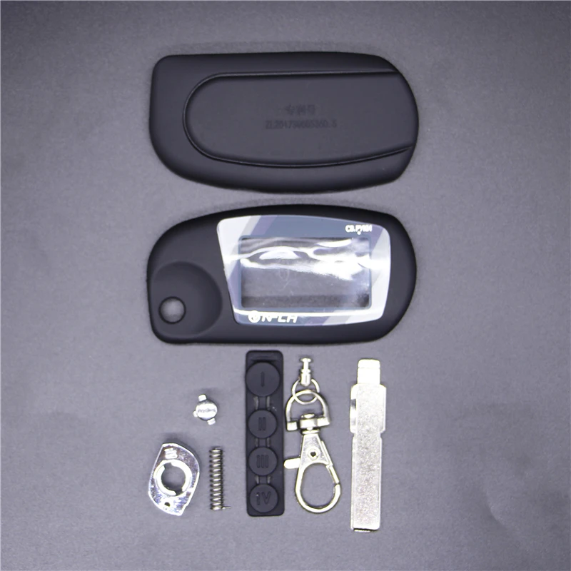 Чехол для Scher-Khan Magicar 5 6 uncut blade fob чехол M5 M6 Складной автомобильный флип пульт дистанционного управления+ брелок для ключей со стеклянным пультом дистанционного управления