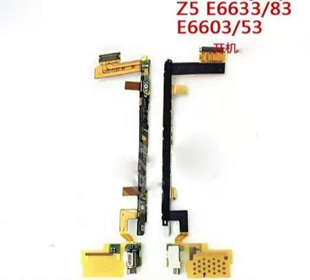 Для Sony Xperia Z5 Mini/Z5 premium плюс E6853 E6883 Power On/кнопку выключения Объем Flex кабель с вибратор - Цвет: z5