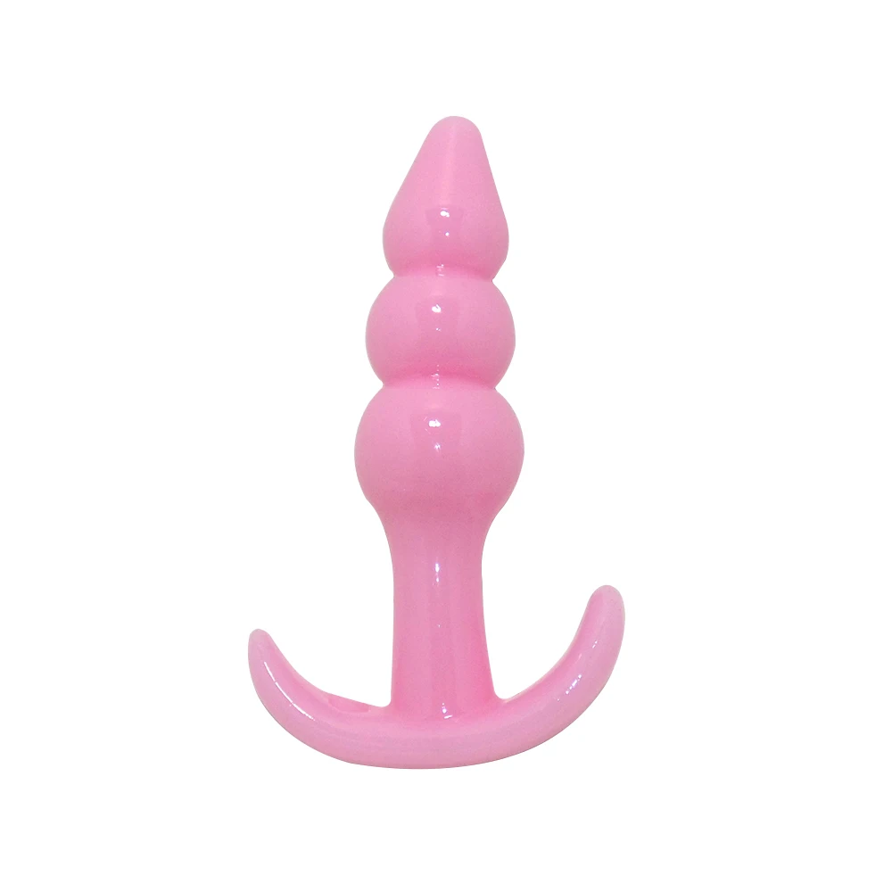 ACSXDF Soft Silicone Anal Dildo Butt Plug Prostate Massager Adult Gay Products Beads Erotic Sex Toys for Men Women | Красота и