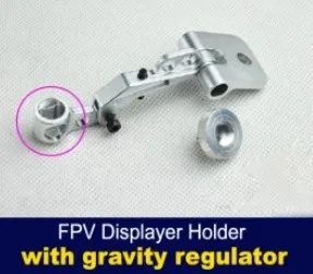 

Free Shipping CNC Aluminium Alloy Installation Holder for FPV Displayer/ Monitor with Gravity Regulator- version