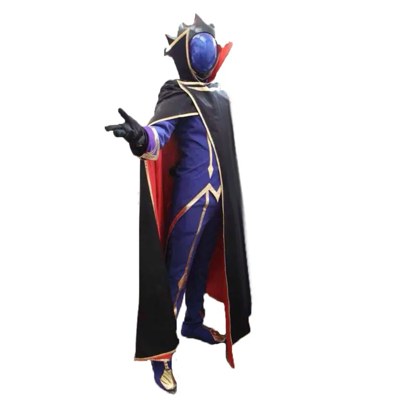 Code Geass Косплэй Lelouch of the Rebellion нулевой фиолетовый мужской костюм 11|lelouch cosplay|cosplay
