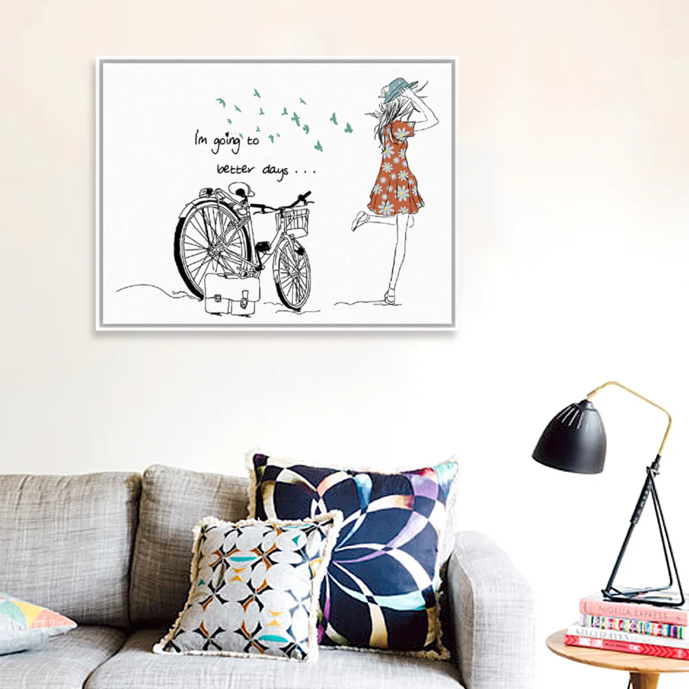 Модная Минималистичная фотография цитаты велосипед Путешествия Художественная