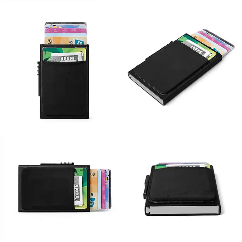 Для мужчин металла кредитной паспорт карты сумка ID Rfid бумажник моды Функция