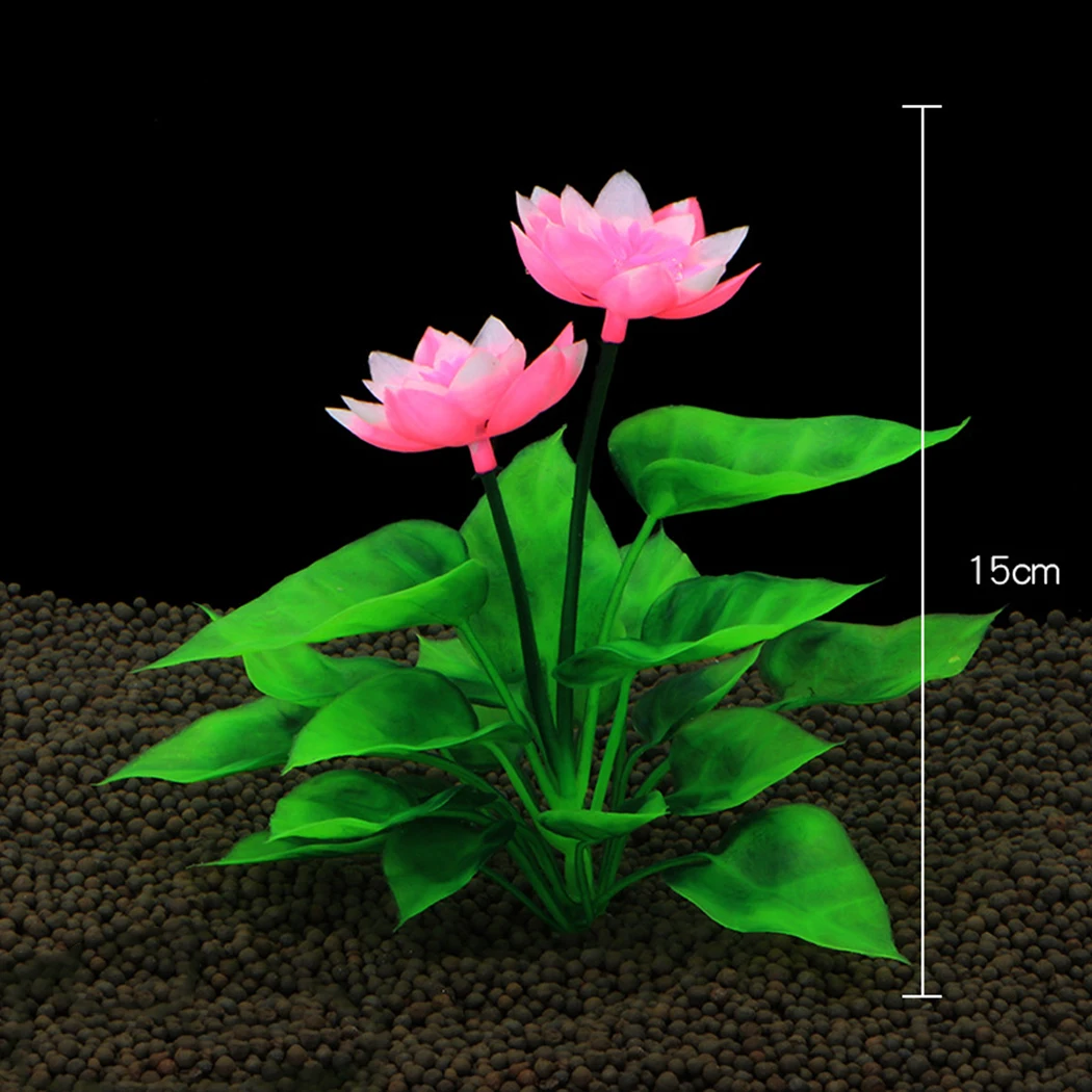 

3pcs Artificial Aquarium Plant Simulated Aquatic Plant Fish Tank Submersible Grass Flower Ornament Decoration Dropshipping
