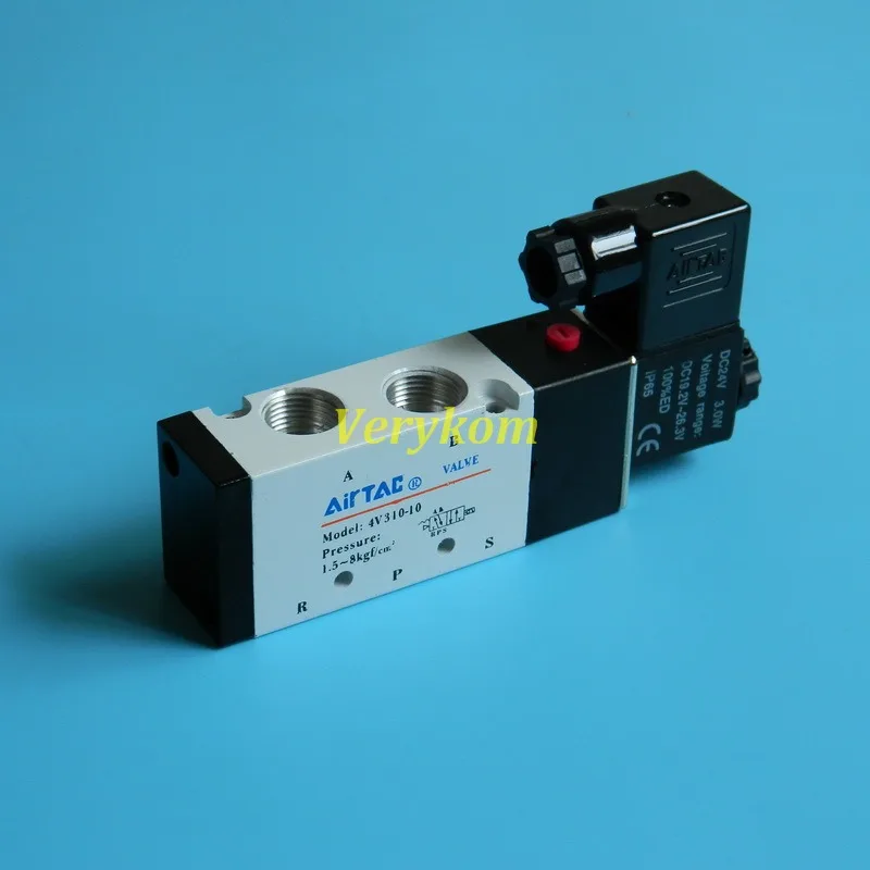 СОЛЕНОИДНЫЕ клапаны Verykom 4v310 08 1/4 &quotBSP электромагнитный воздушный клапан с 2/5