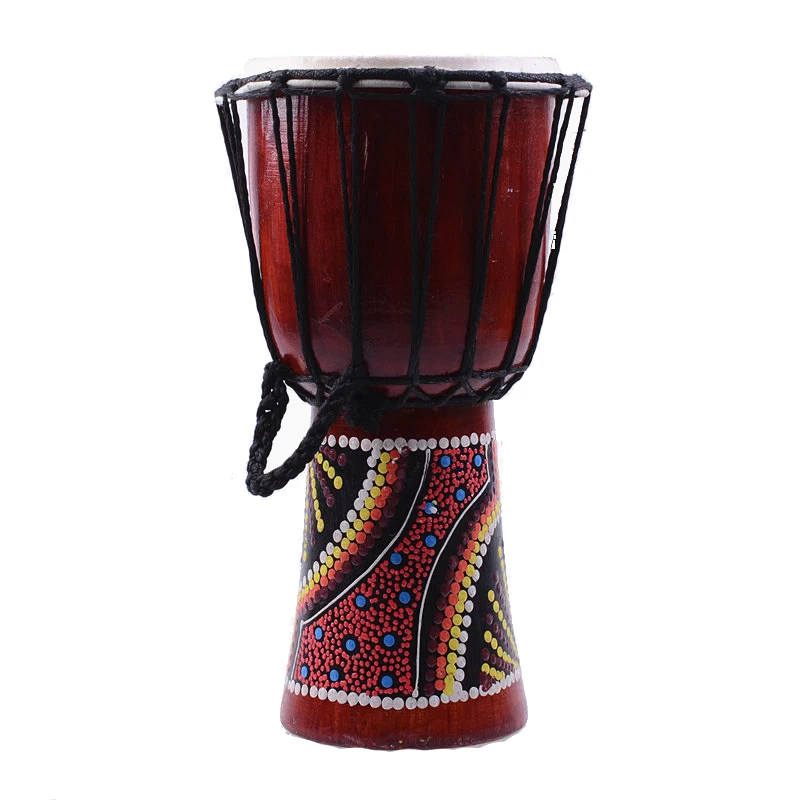 Djembe Drum Mer ударная 6 дюймов Классическая картина деревянный Африканский Стиль