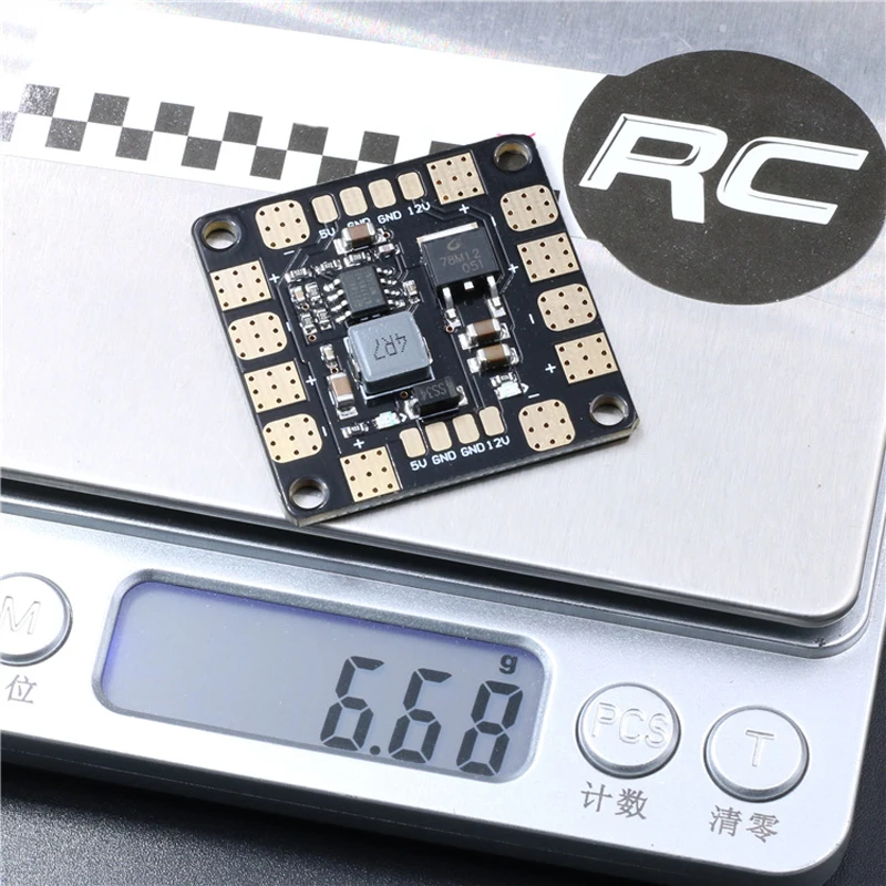 Распределительная плата XT60 PDB 2S-6S Lipo 1 шт. 12 В/0 6a 5 В/3 А двусторонний модуль BEC для RC