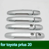 for toyota prius 20 2004 2005 2006 2007 2008 2009 xw20 new chrome car door handle cover trim car styling car accessories overlay
