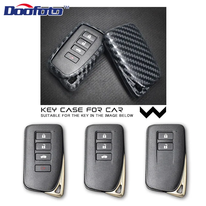

Doofoto Key Case for Lexus 2013 2014 IS GS ES350 RX270 2015 2016 LX570 NX RX Series 200 250 450 Key Fob Cover Holder Accessories