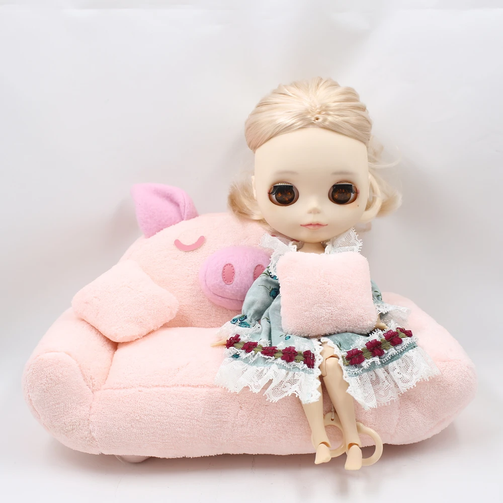 Fortune Days Blyth doll Cutie Pinky Pig Sofa and Bed Furniture have a good rest for your collection Factory Blyth|blythe doll|blythe factoryblythe