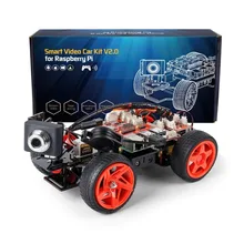 Sunfower Smart Video Car Kit V2.0 для Raspberry Pi 4 Модель B 3B+ 3B 2B электронная игрушка с подробным руководством