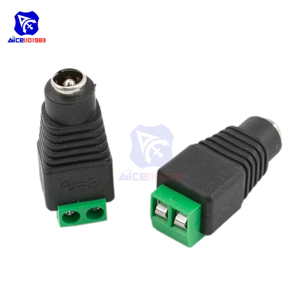 5 пар/партия разъём питания постоянного тока 2 5x5 мм