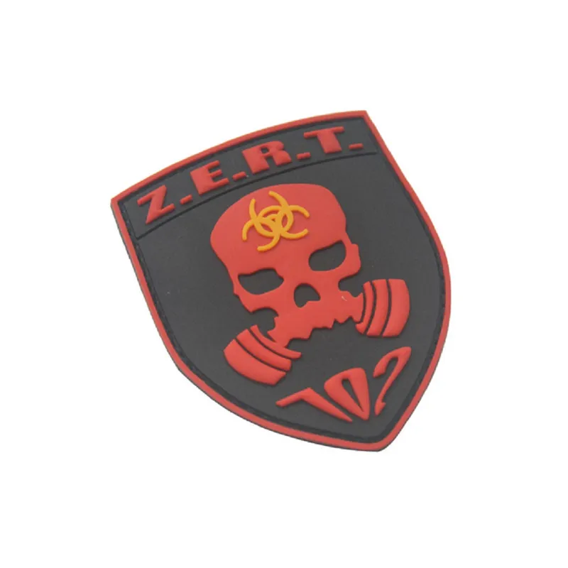 

3D PVC Glue patches armband Loop And Hook tactical morale Execution team/ZERT Patches PVC tactical pig patches