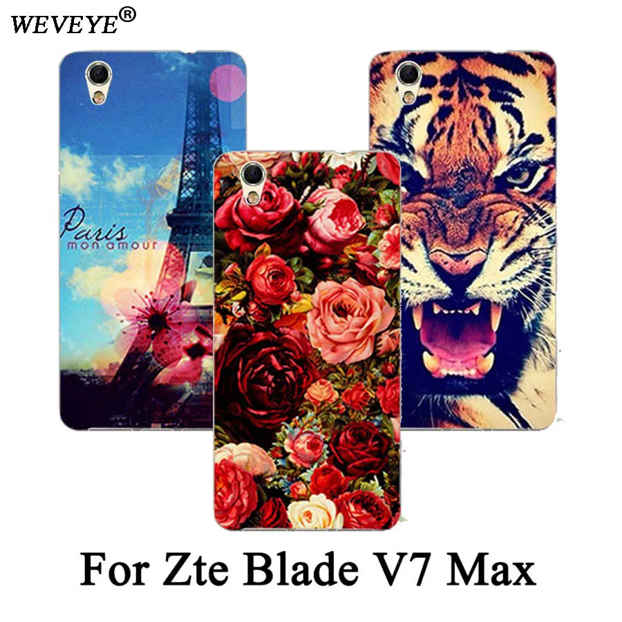 Модный новый роскошный чехол для телефона с рисунком ZTE Blade V7 Max 5 дюймов принтом