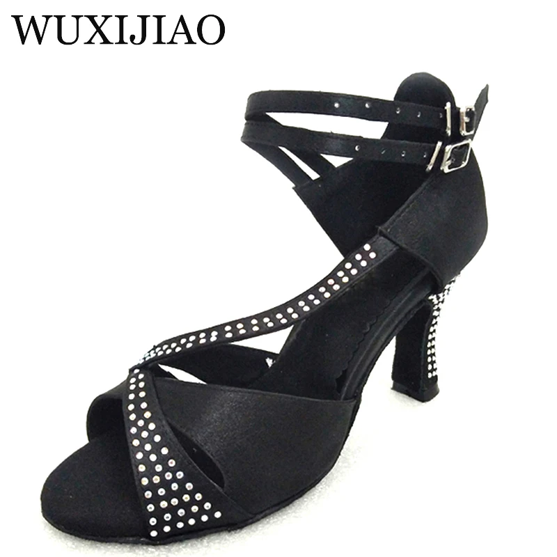 WUXIJIAO/хит продаж обувь для латинских танцев женская сальсы профессиональная