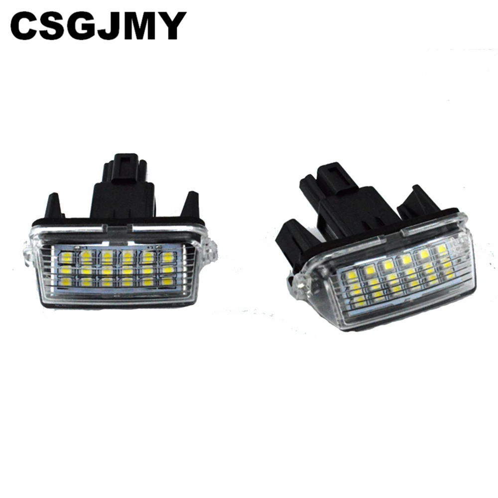 2 шт. Canbus Белый для Toyota Yaris/Vitz Camry Corolla Prius C Ractis Verso S светодиодный номерной знак