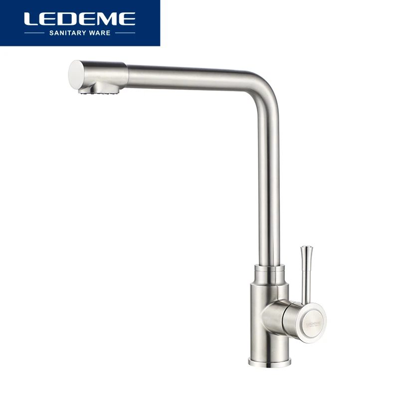 LEDEME смесители для кухни фильтр смеситель кран кухонная раковина на бортике 360